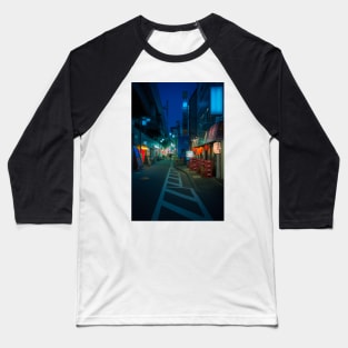 Small Streets of Koenji Baseball T-Shirt